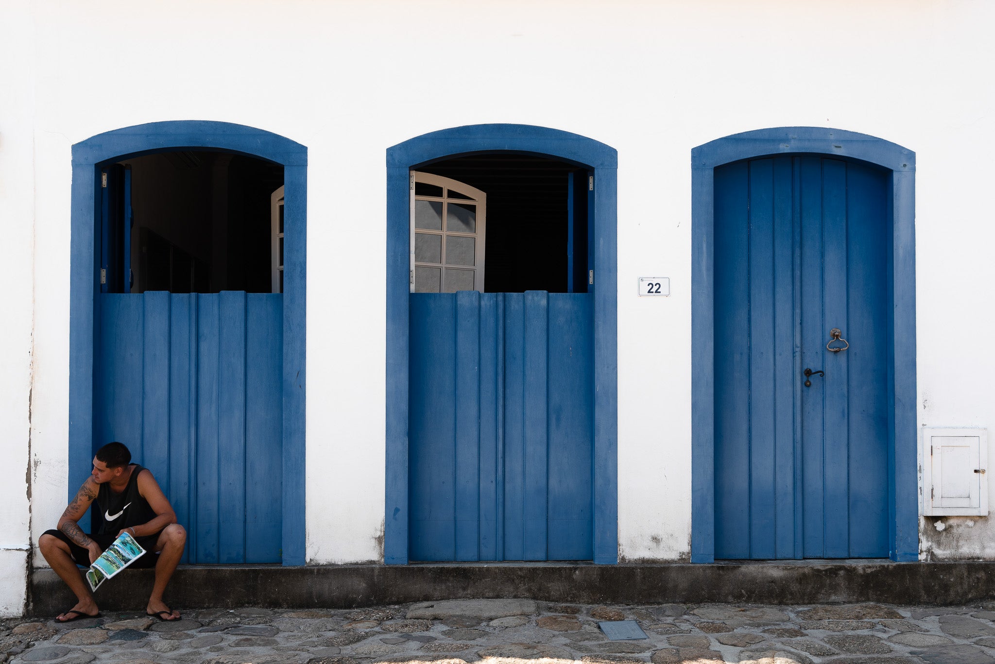 Quadro Tarde azul - Classic