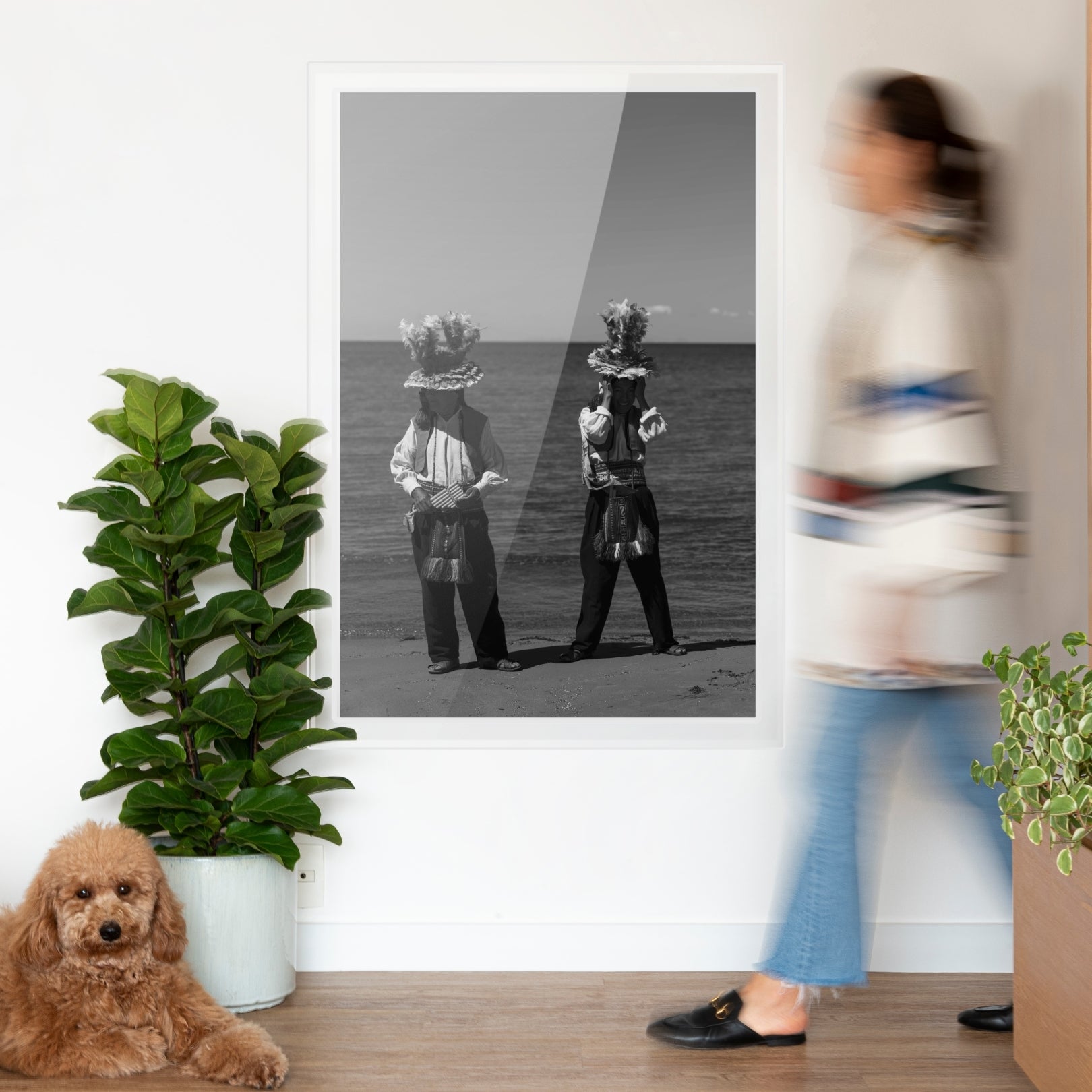 Quadro Com sombra de dúvidas  - Classic