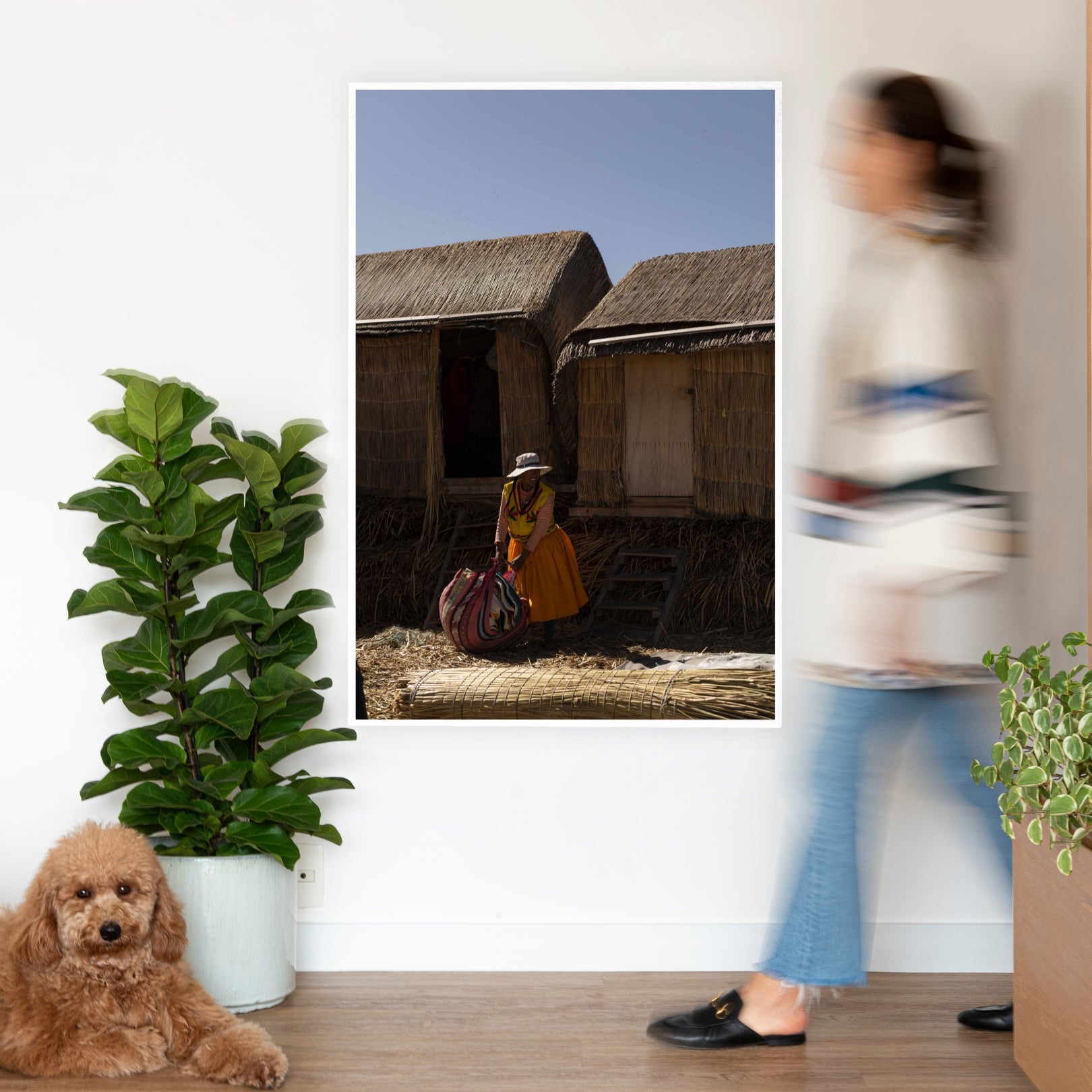 Quadro Garota de Uros - Classic