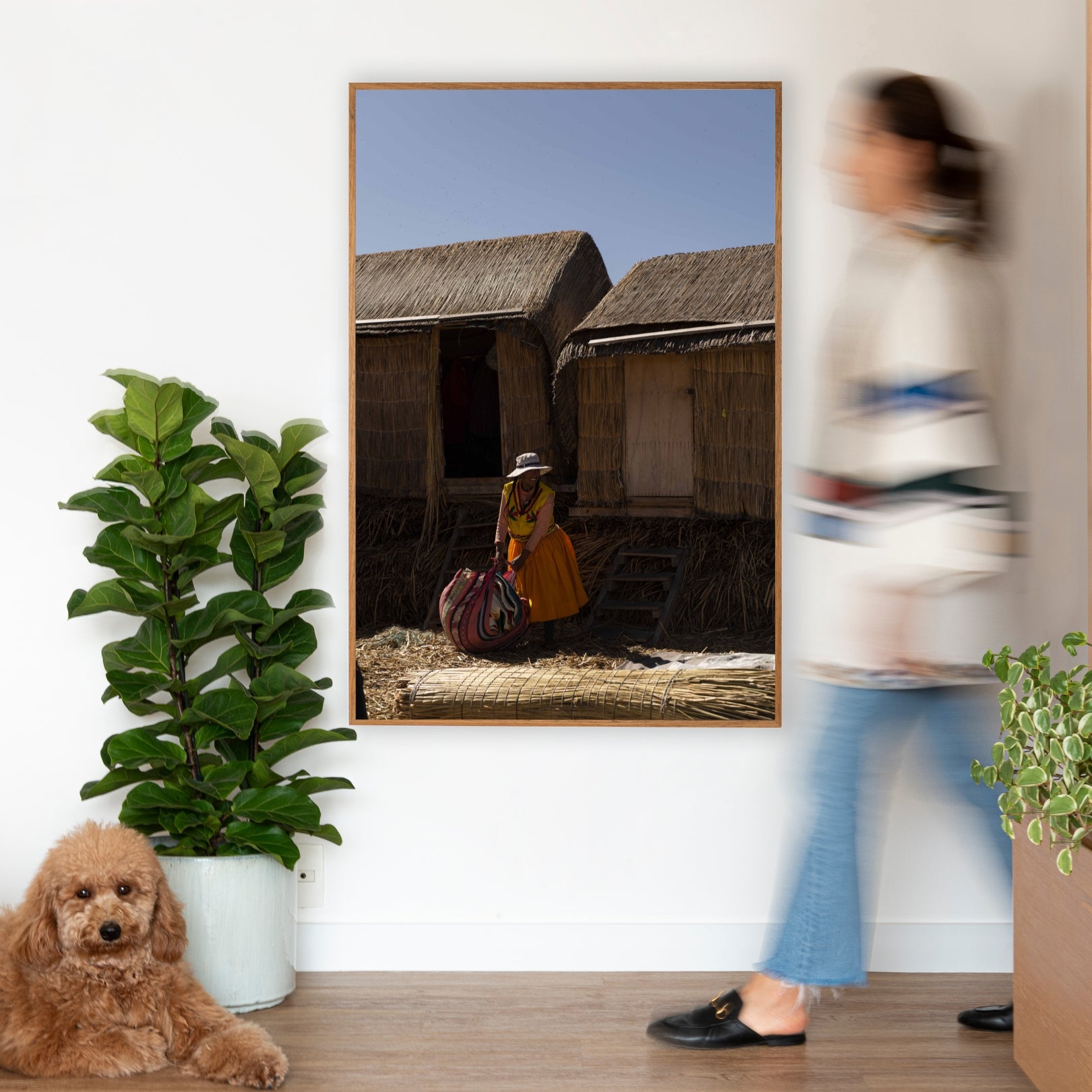 Quadro Garota de Uros - Classic