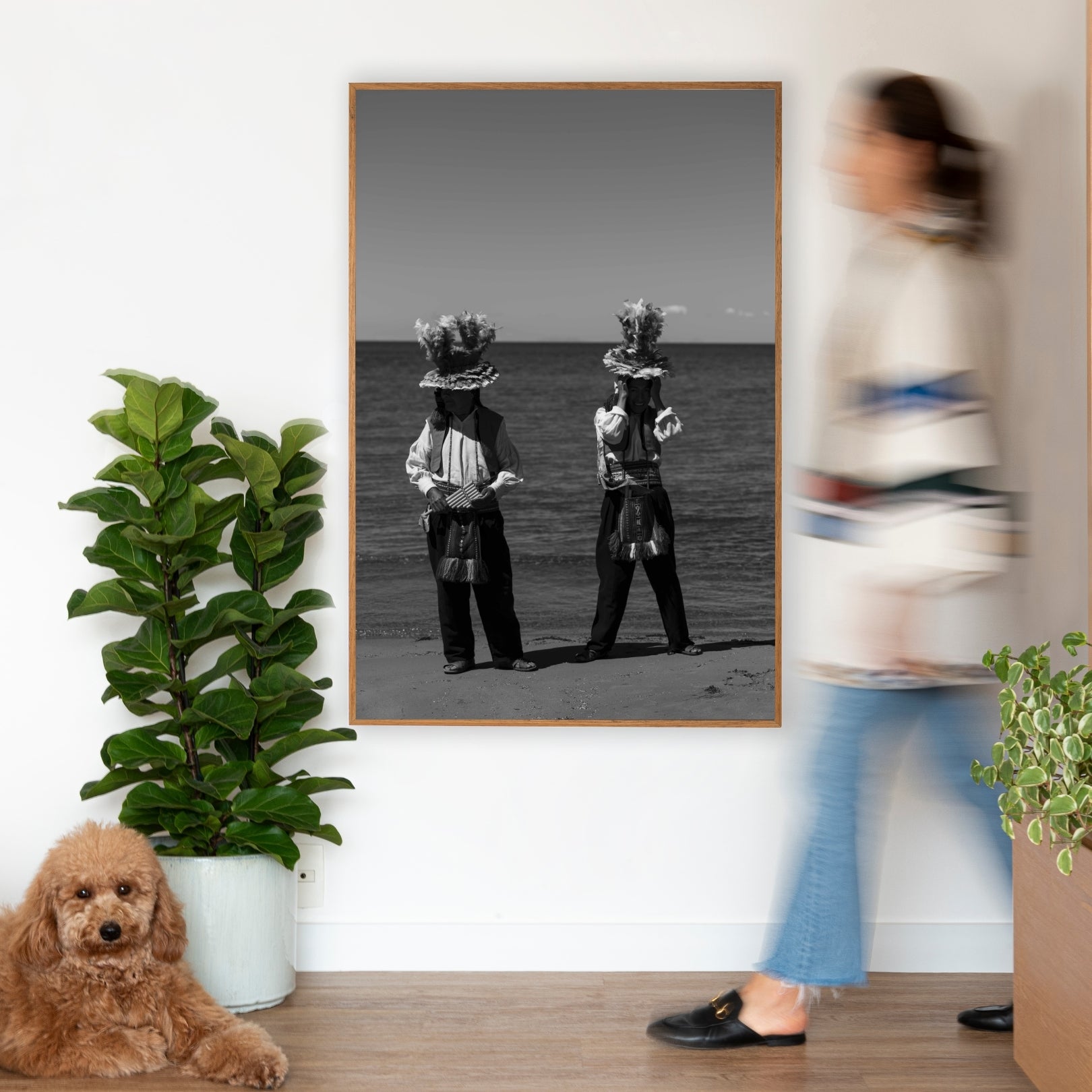 Quadro Com sombra de dúvidas  - Classic