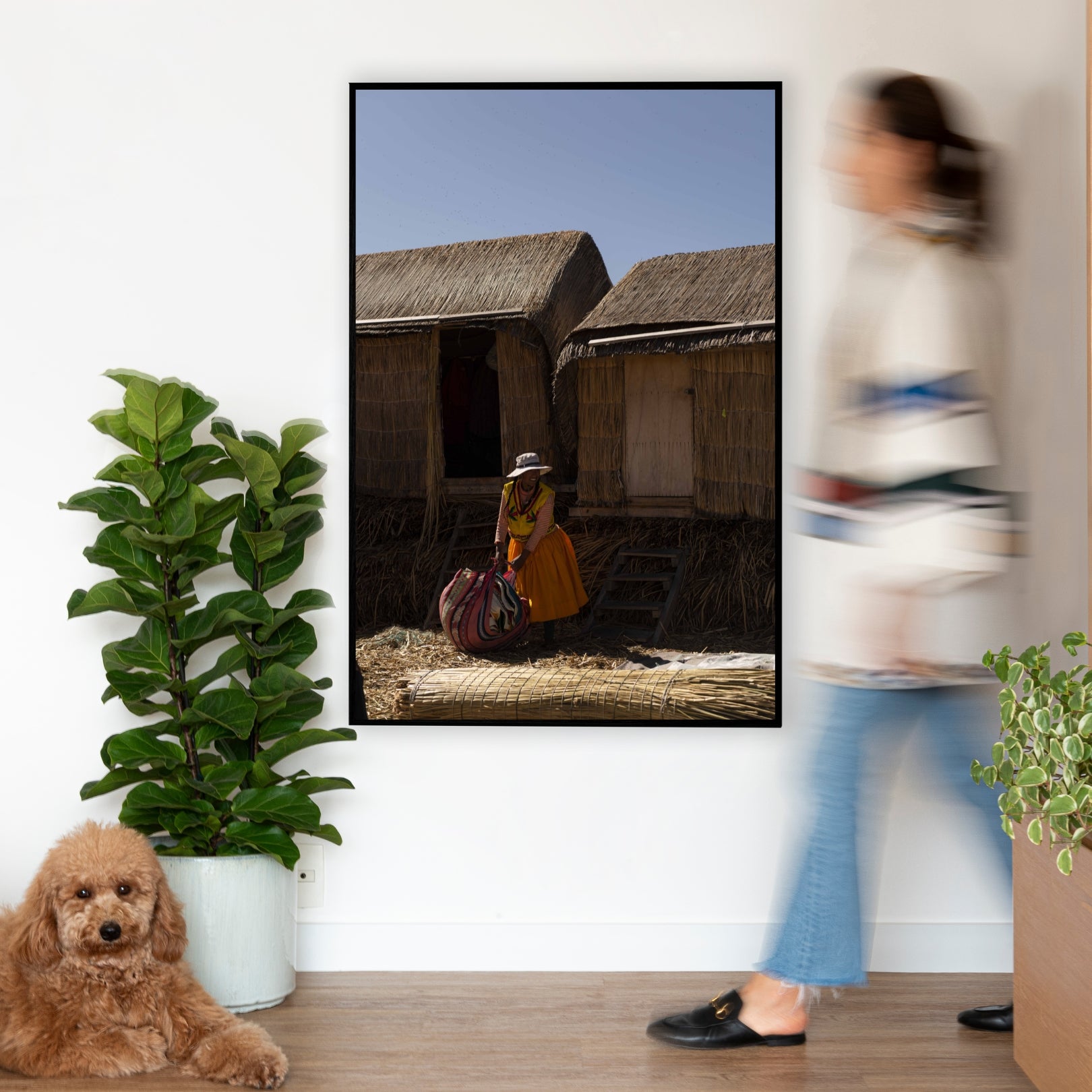 Quadro Garota de Uros - Classic