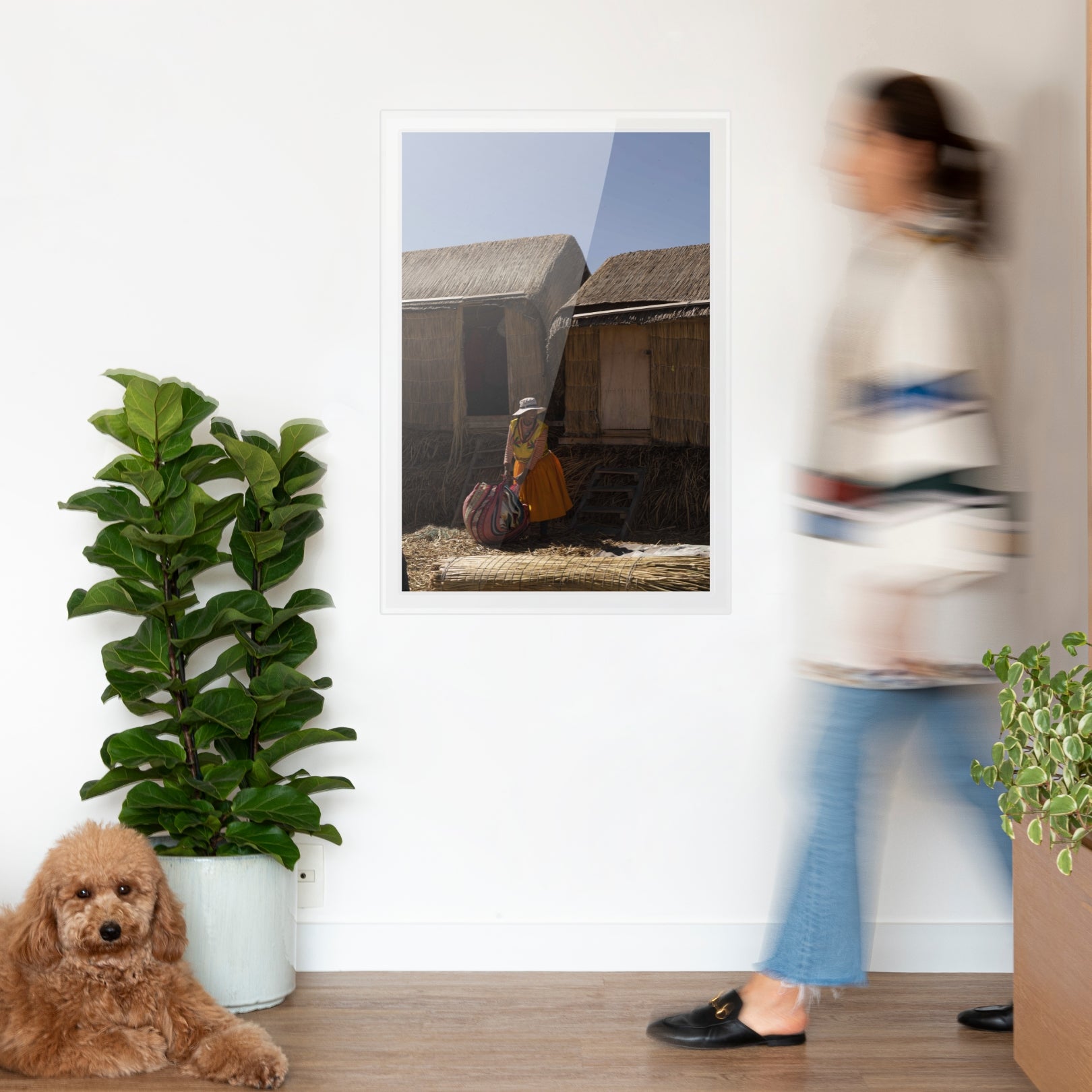Quadro Garota de Uros - Classic