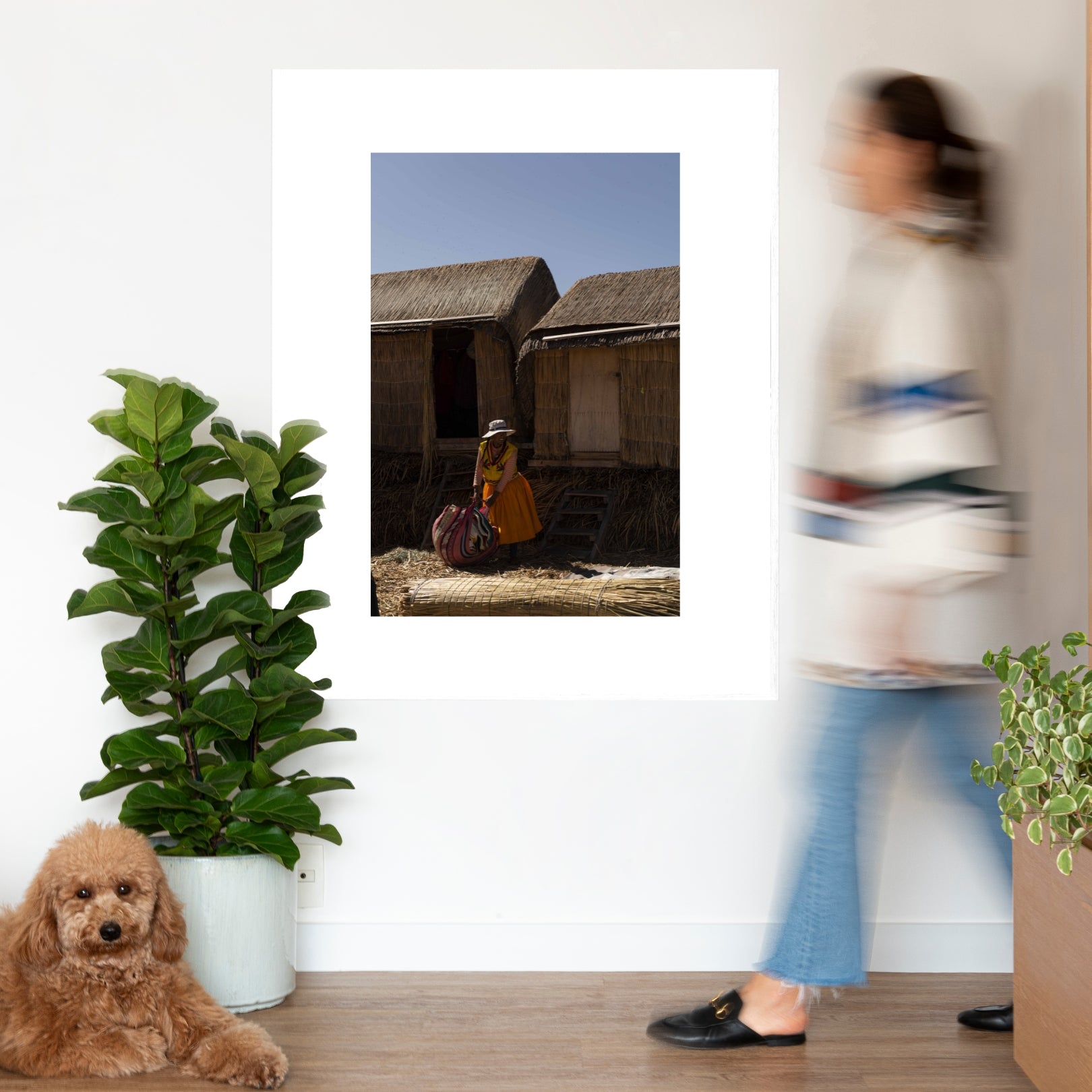 Quadro Garota de Uros - Classic