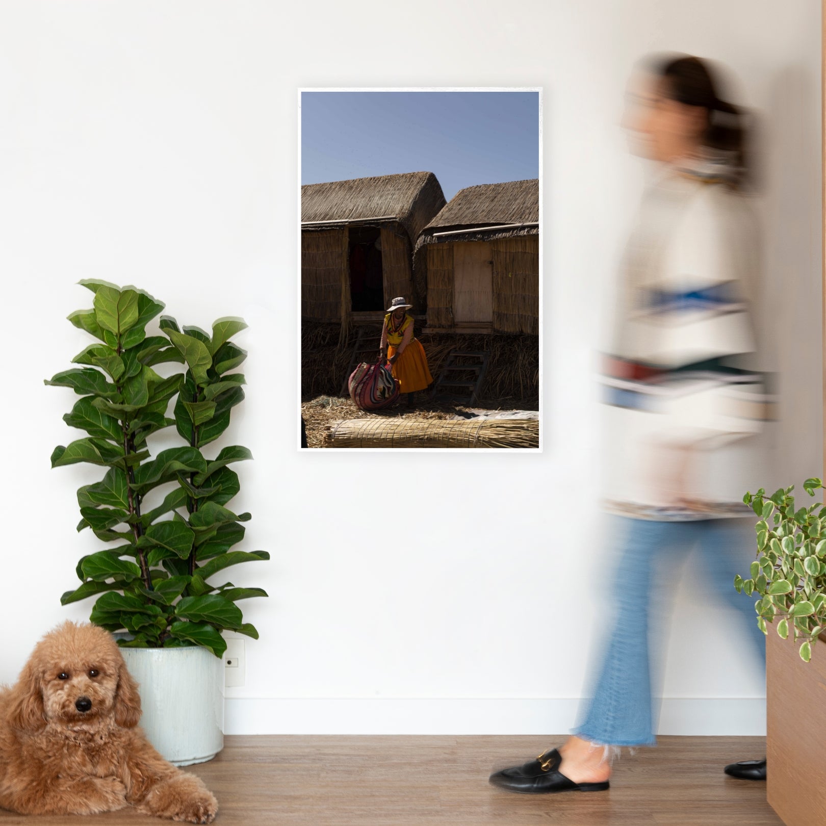 Quadro Garota de Uros - Classic