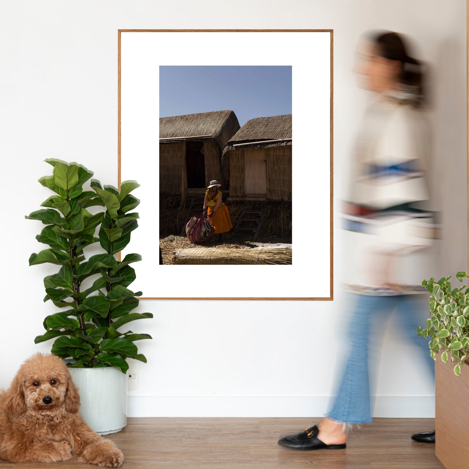 Quadro Garota de Uros - Classic