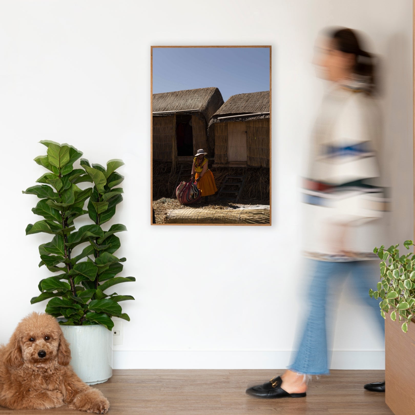 Quadro Garota de Uros - Classic
