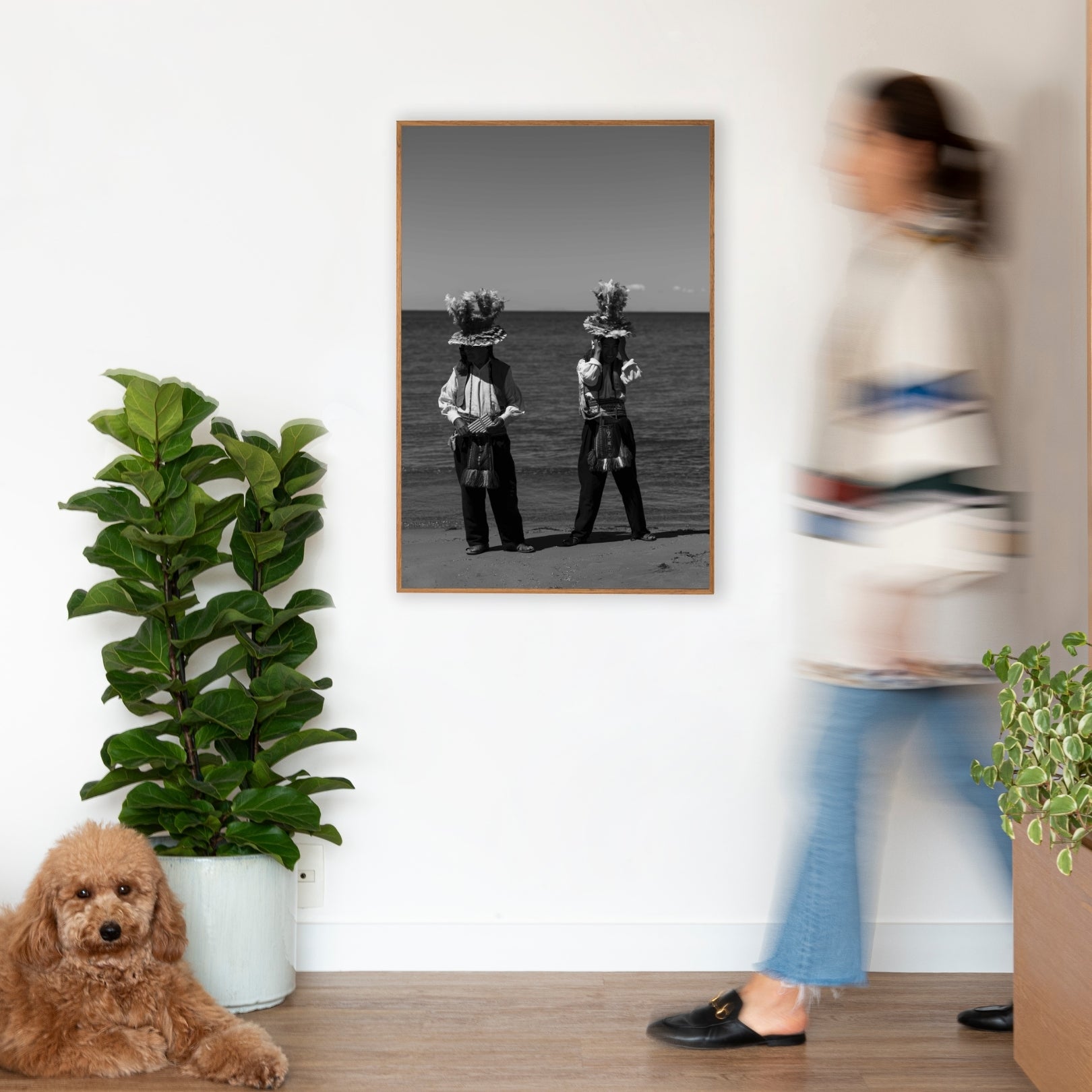 Quadro Com sombra de dúvidas  - Classic