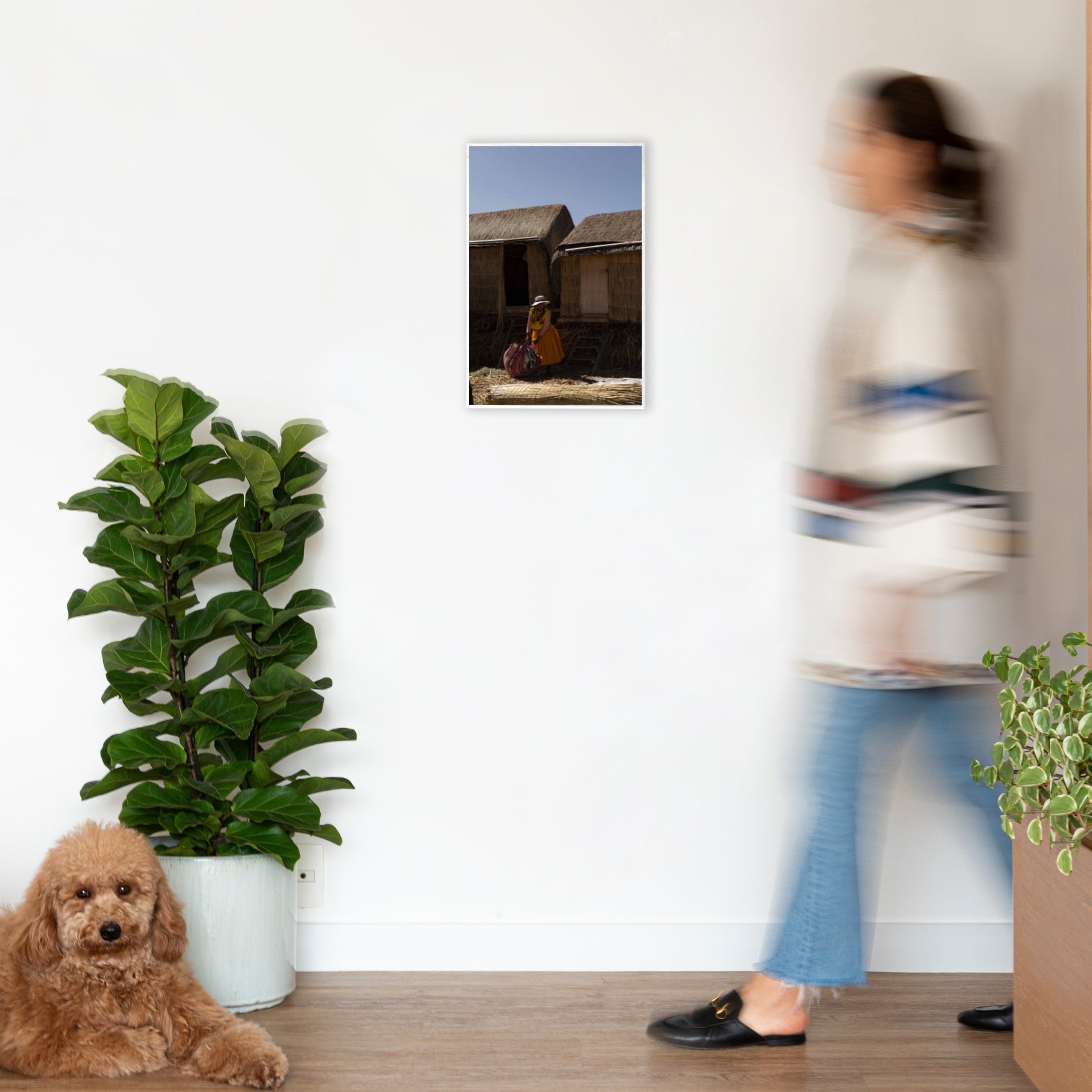 Quadro Garota de Uros - Classic