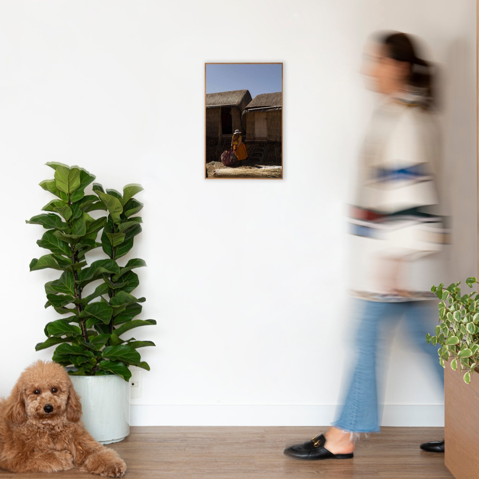Quadro Garota de Uros - Classic