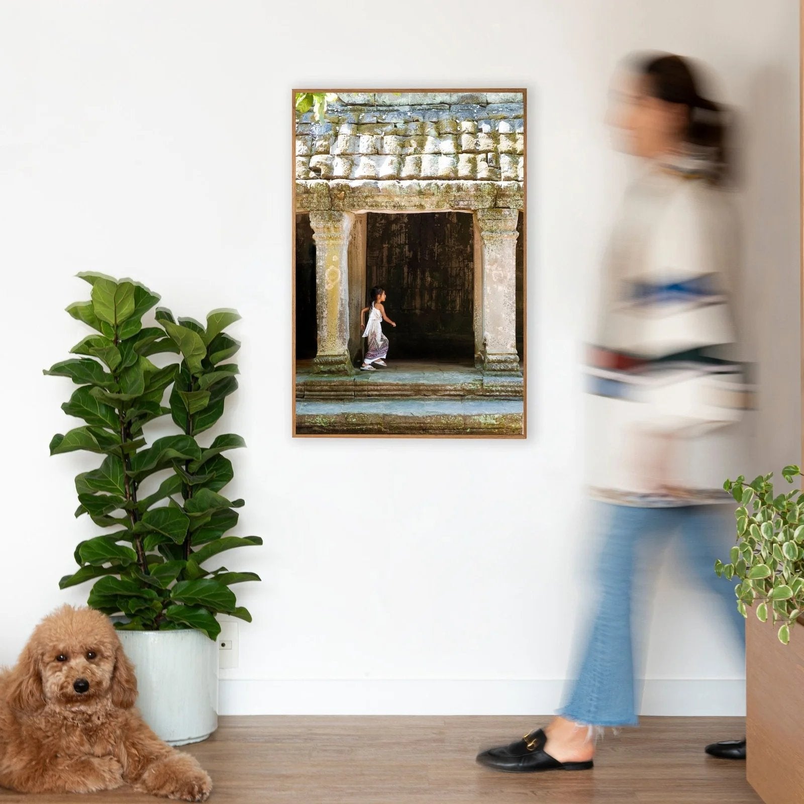 Quadro Menina Correndo Classic