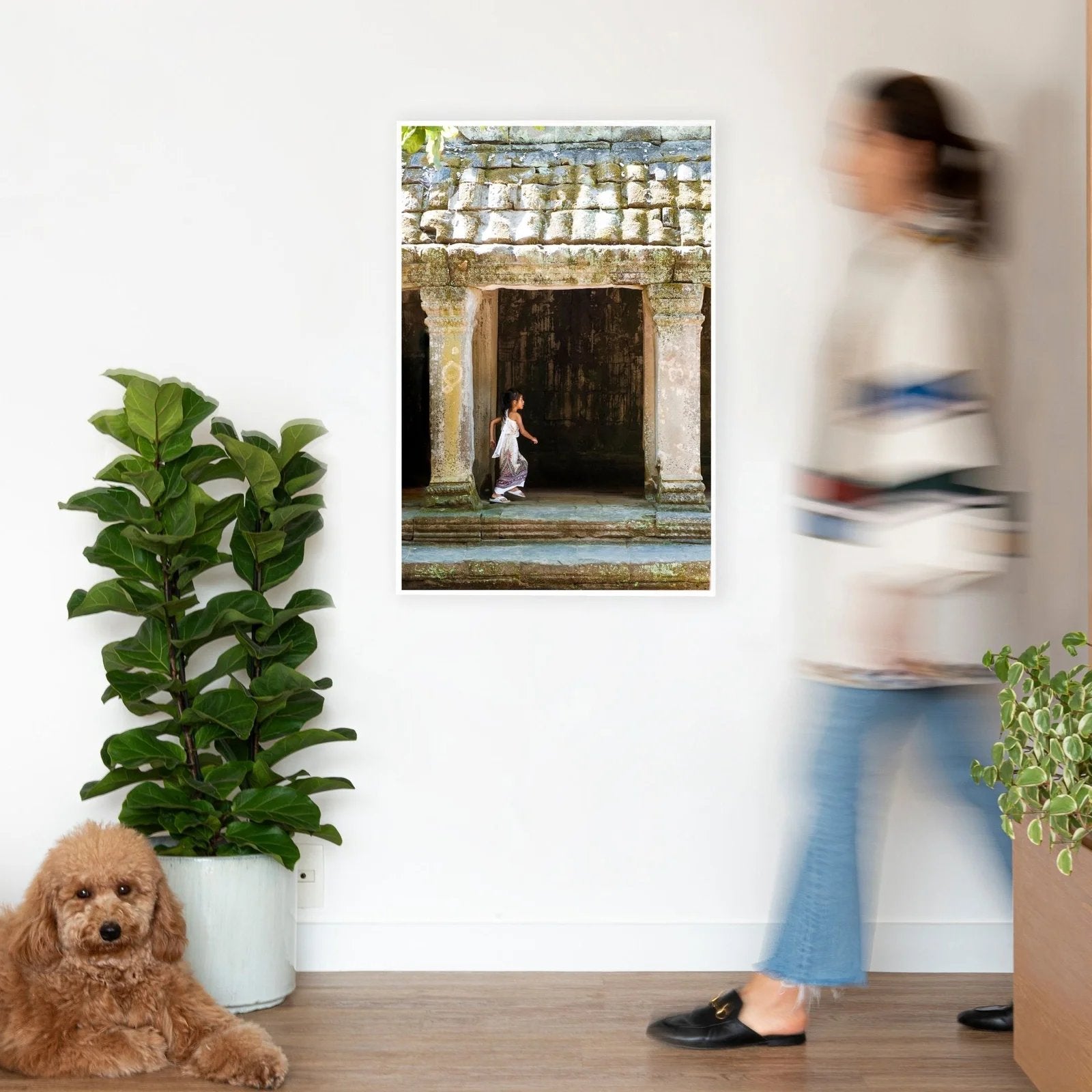 Quadro Menina Correndo Classic