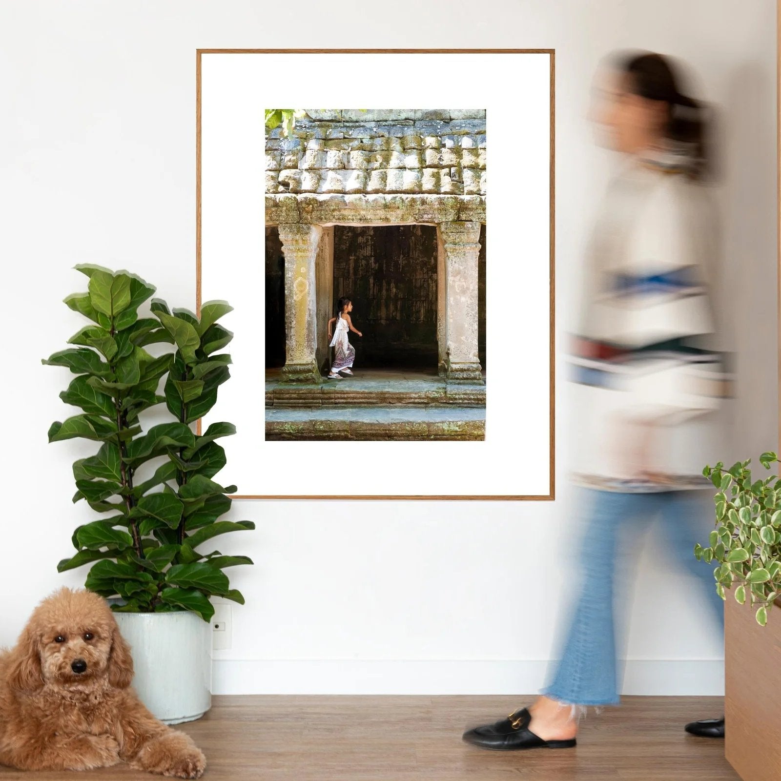 Quadro Menina Correndo Classic