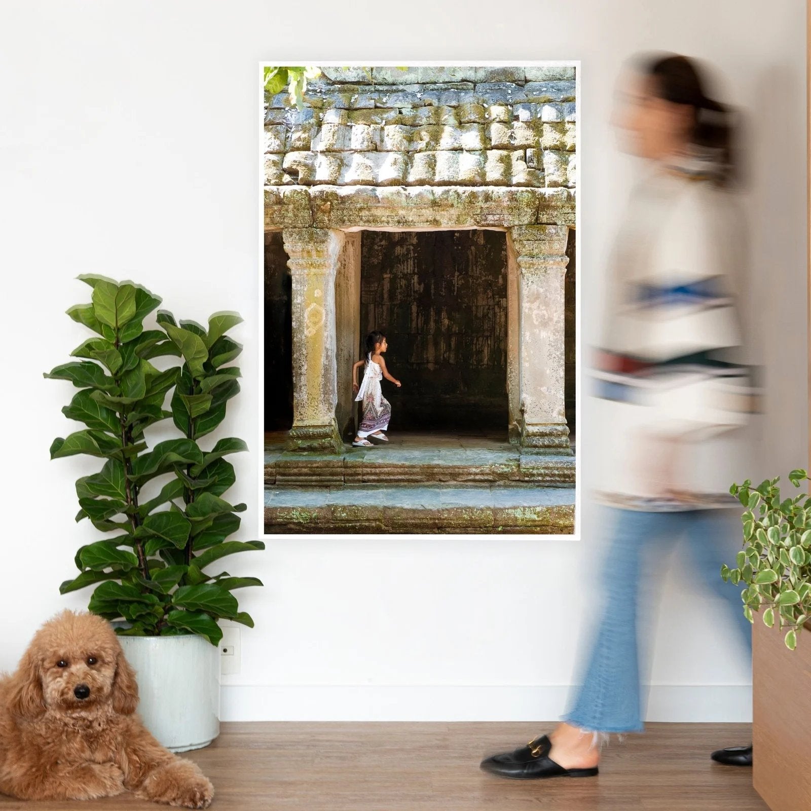 Quadro Menina Correndo Classic