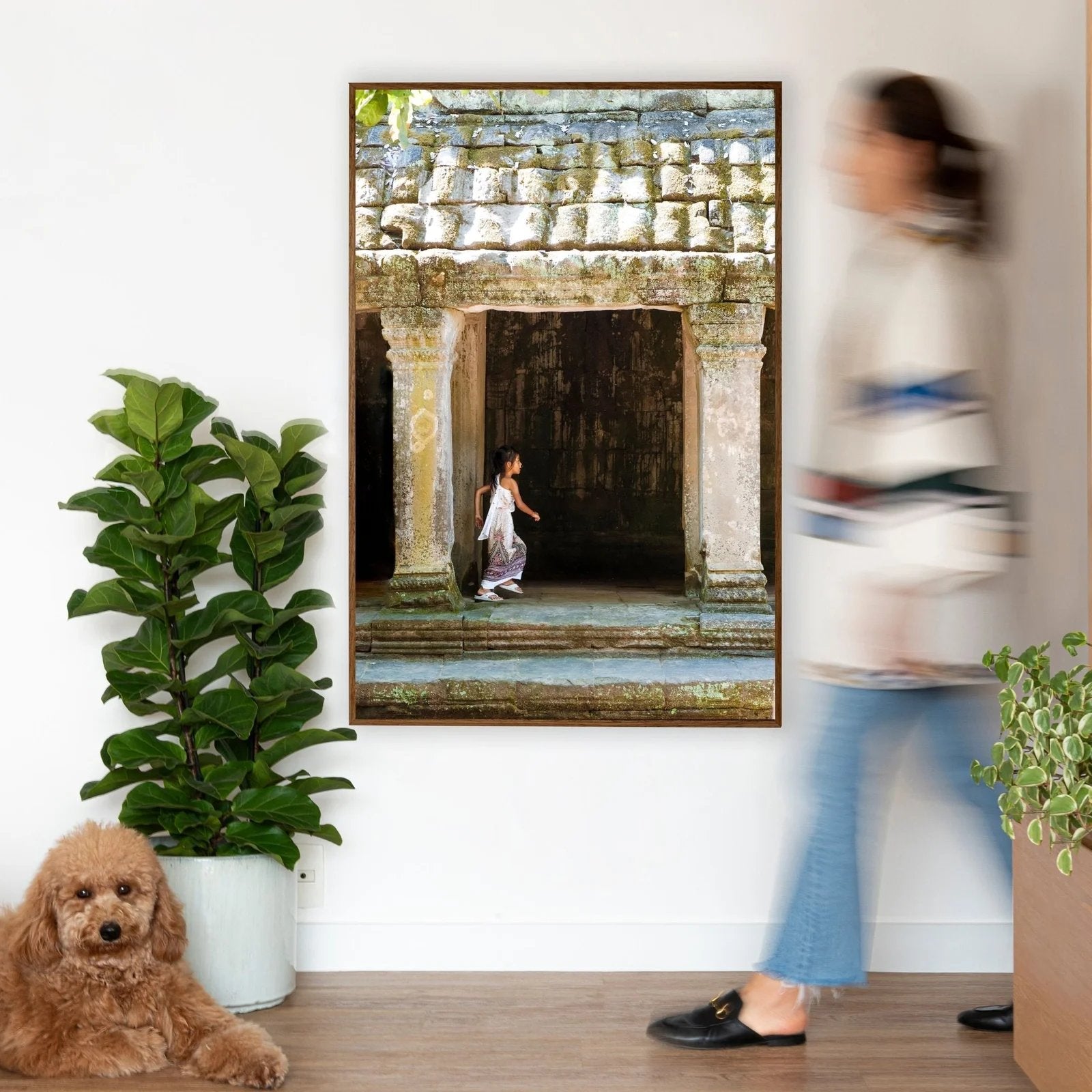 Quadro Menina Correndo Classic