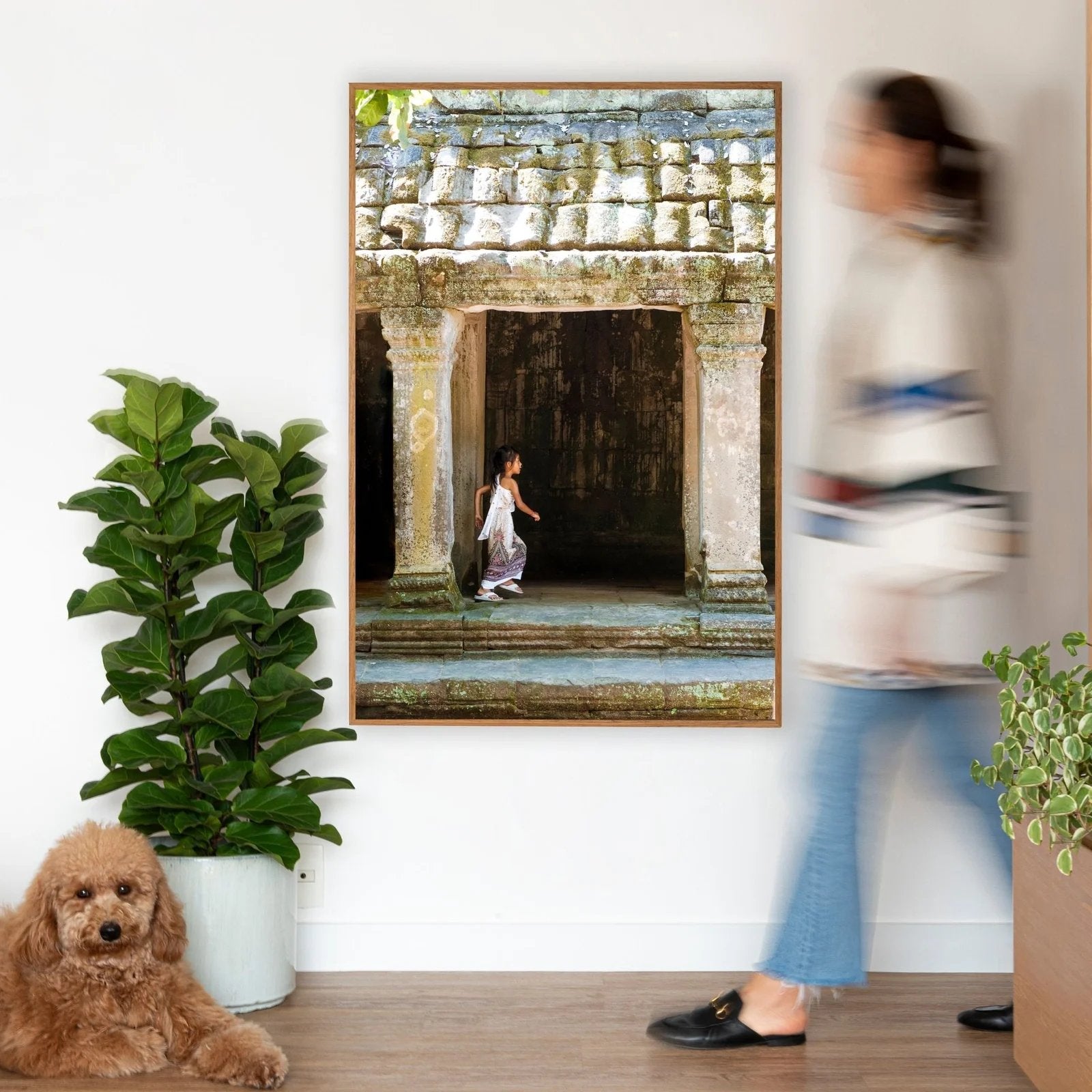 Quadro Menina Correndo Classic