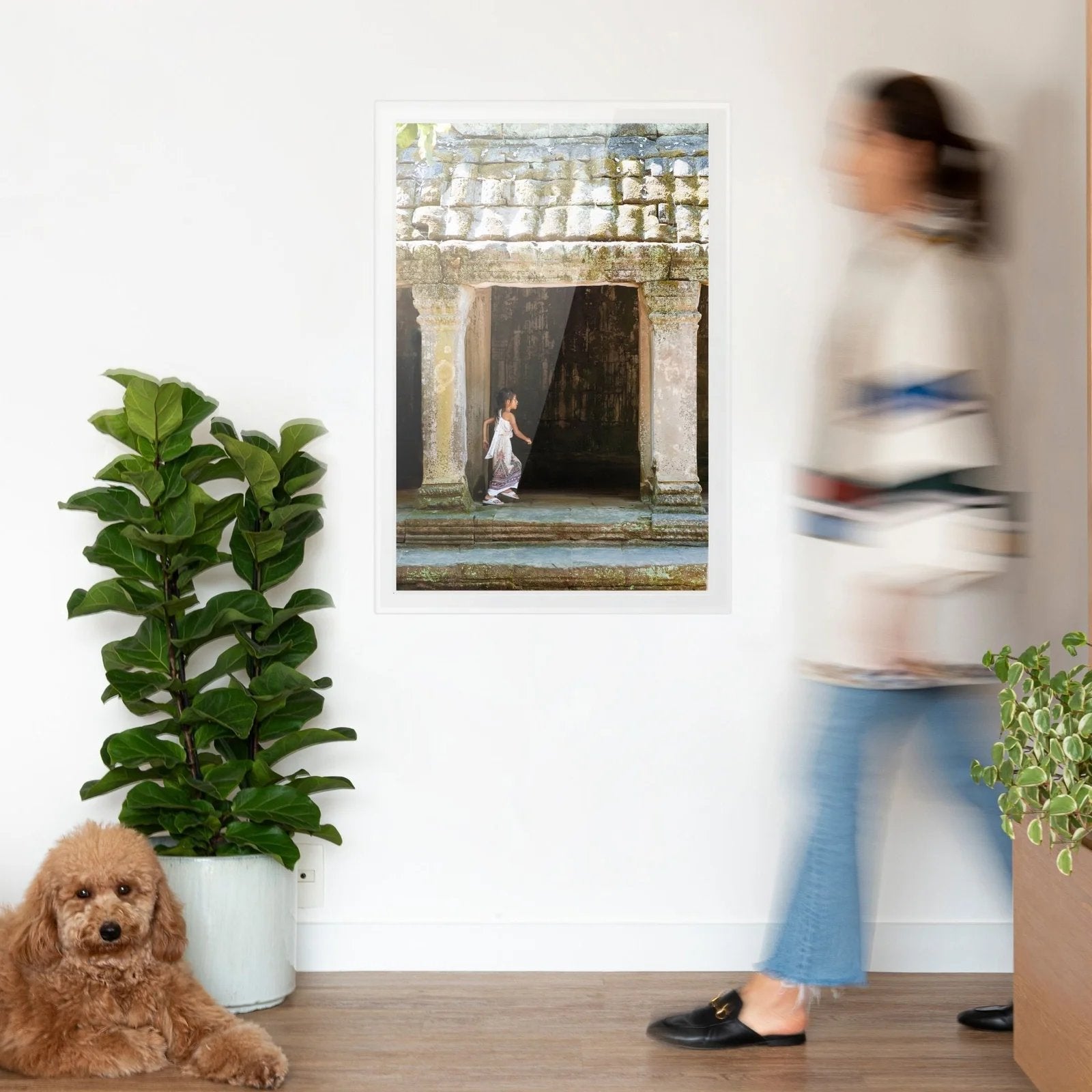 Quadro Menina Correndo Classic